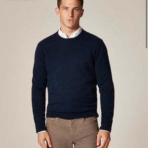 J. CREW Cashmere crewneck sweater in Navy  Size S NWT $158 BE895